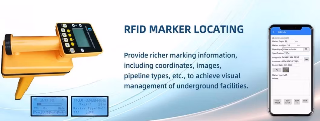 IP68 Diameter 12 Cm Operating Frequency 0133.3kHz or 66.35 kHz Contains Chip Buried Optical Cable Marking Ball